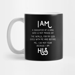 I AM HIS DAUGHTER KING SHIRT GIRLS Mug